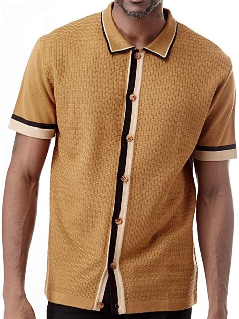 terry jacquard short sleeves casual and beach polo shirt